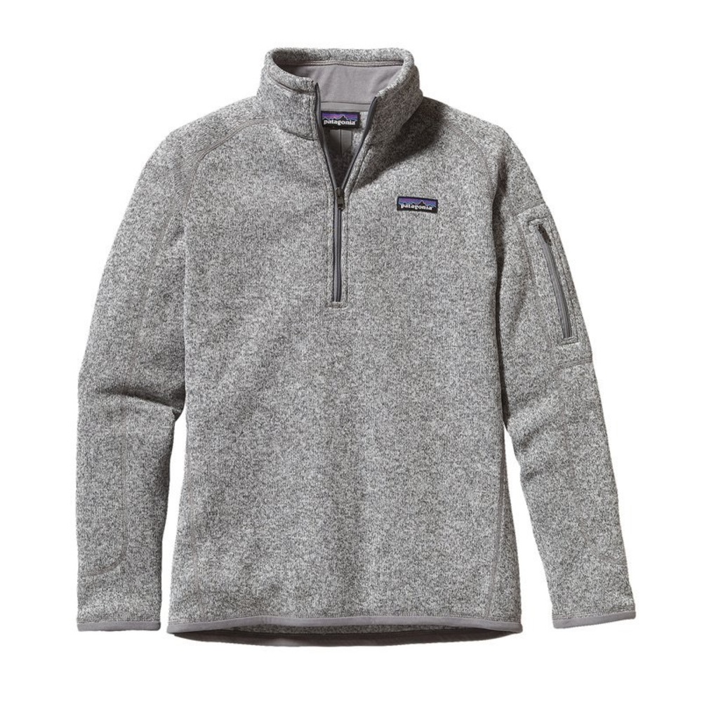 Patagonia Better Sweater Quarter Zip Fleece Birch White
